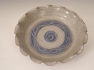 Owens, M. L., Fluted Pie Plate, 20th C